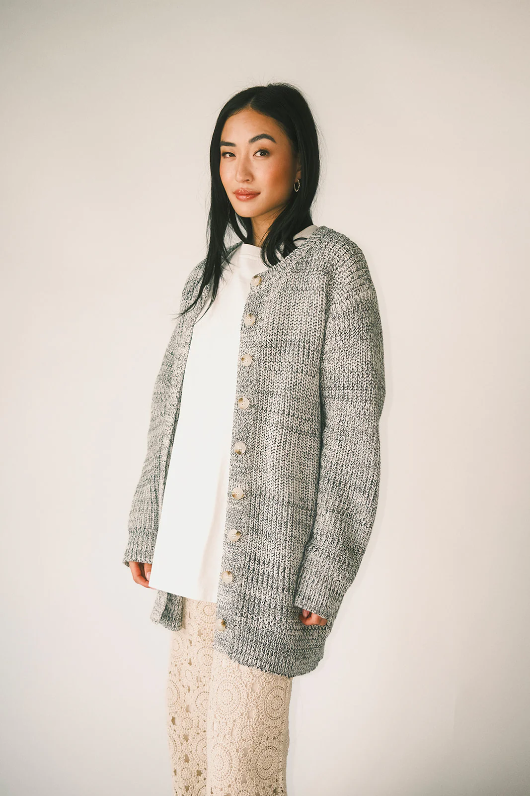 to the moon cardigan // grey *zoco exclusive* - Image 32
