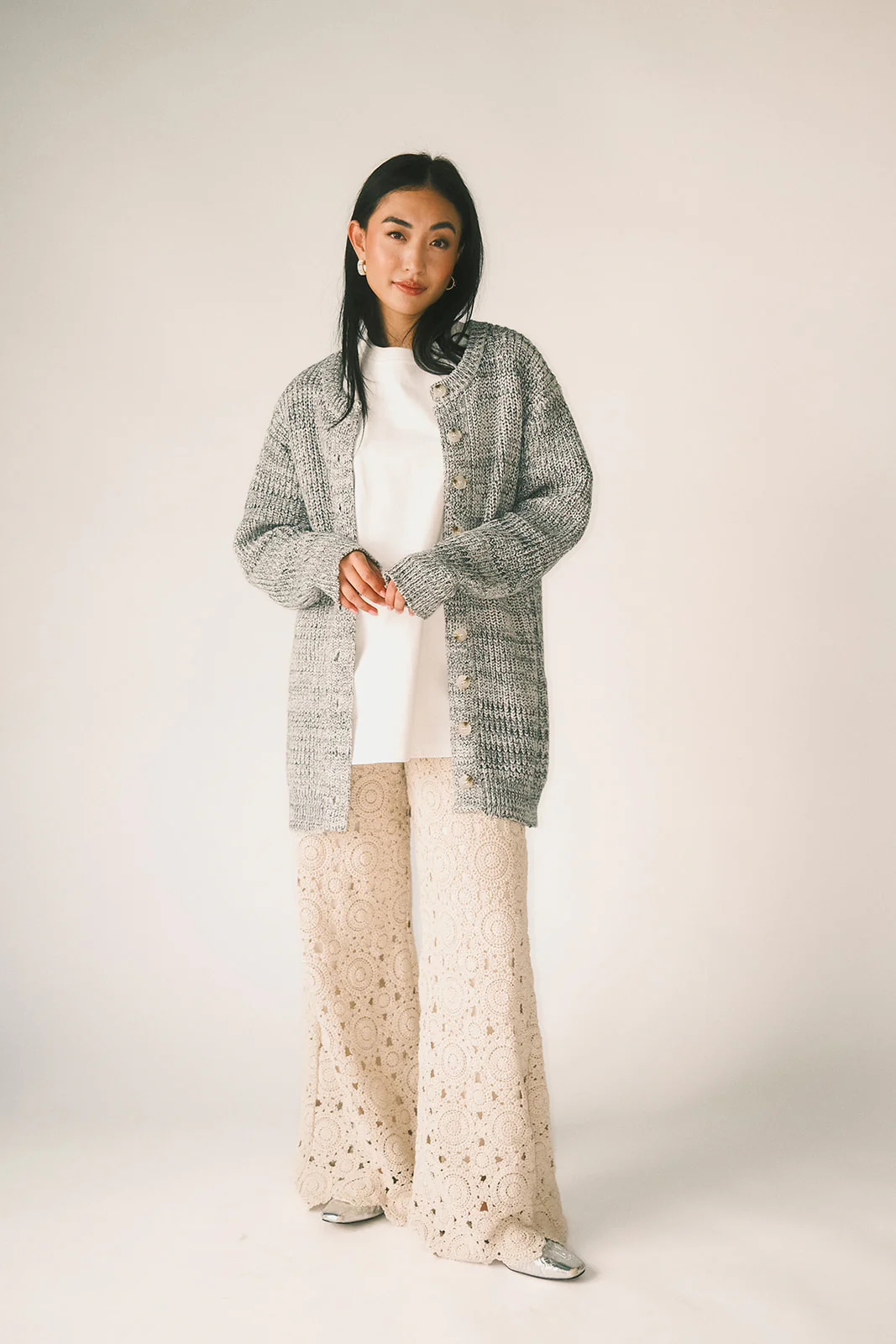 to the moon cardigan // grey *zoco exclusive* - Image 33