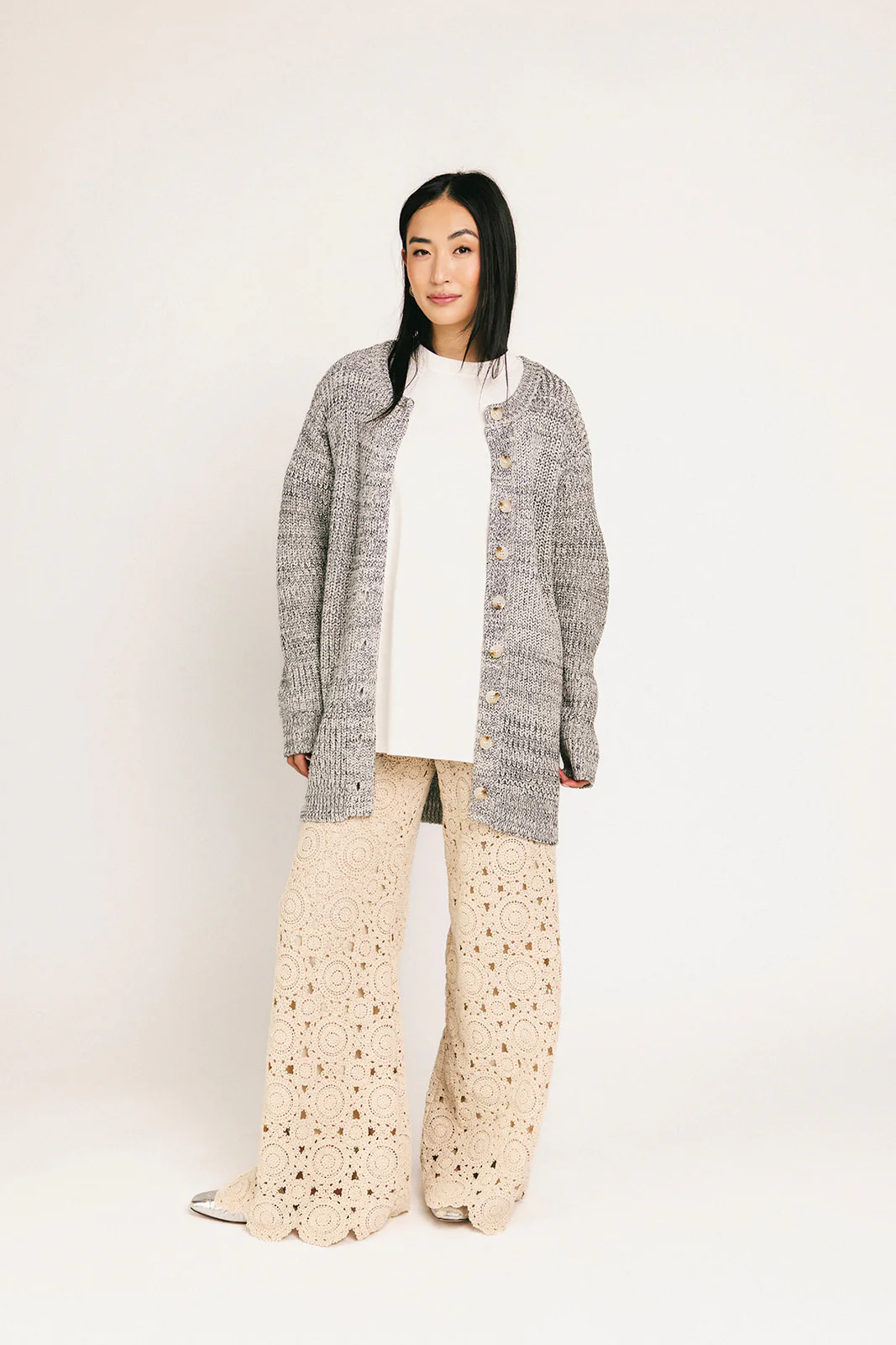 to the moon cardigan // grey *zoco exclusive* - Image 36