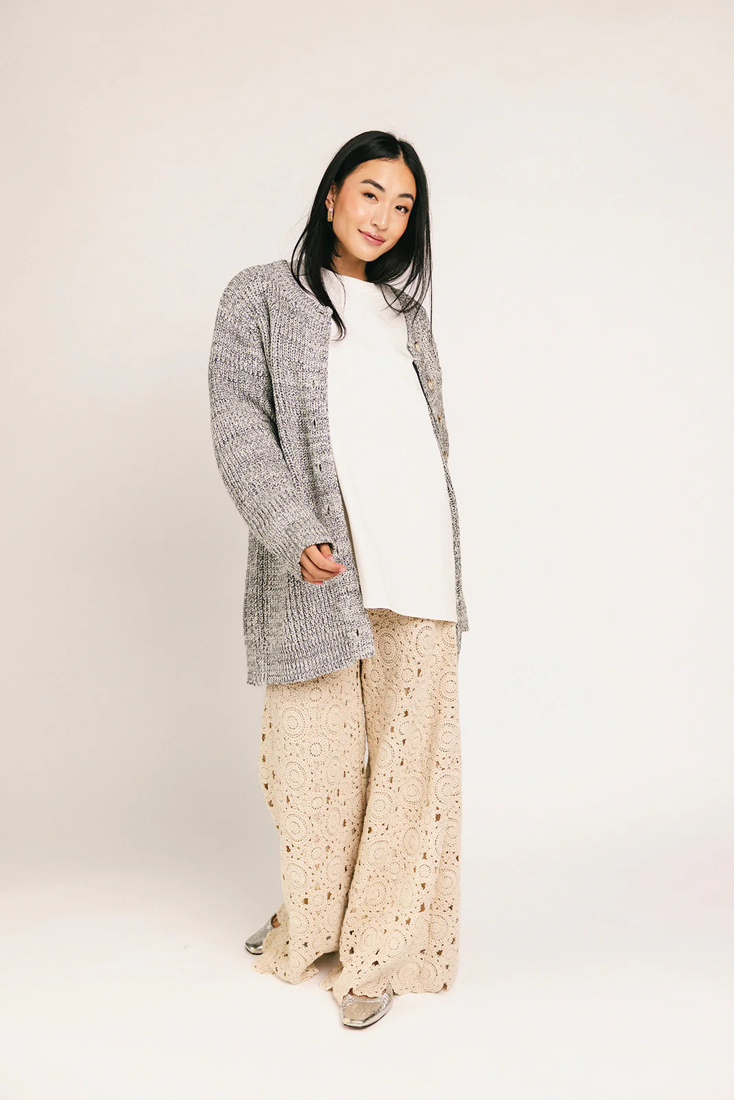 to the moon cardigan // grey *zoco exclusive* - Image 39