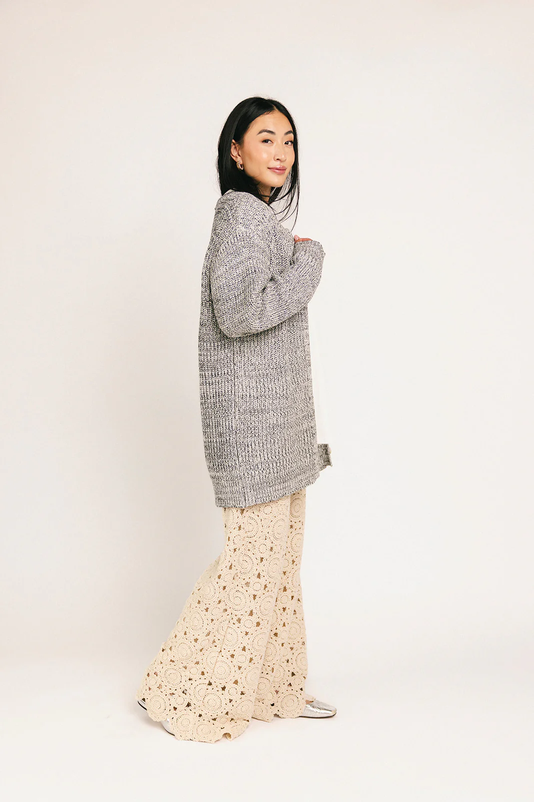 to the moon cardigan // grey *zoco exclusive* - Image 40