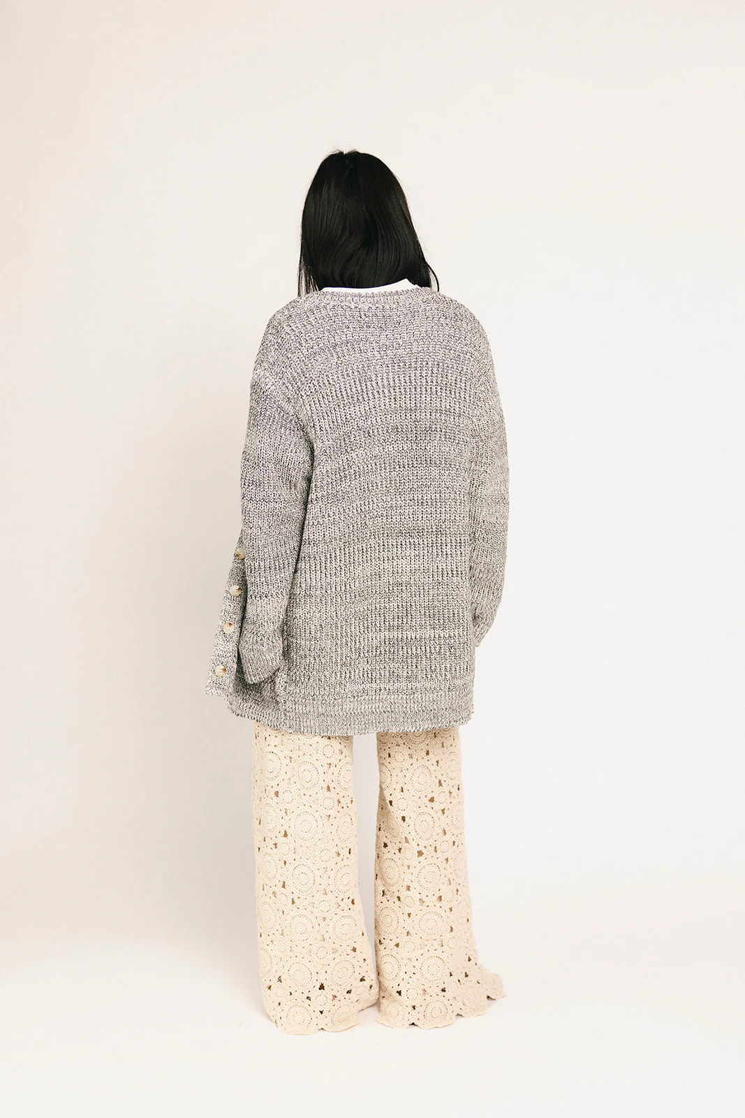 to the moon cardigan // grey *zoco exclusive* - Image 41