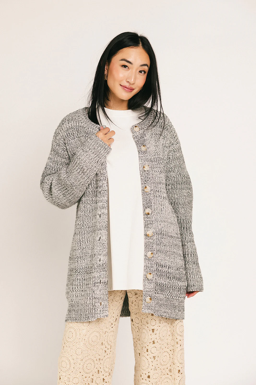 to the moon cardigan // grey *zoco exclusive* - Image 43