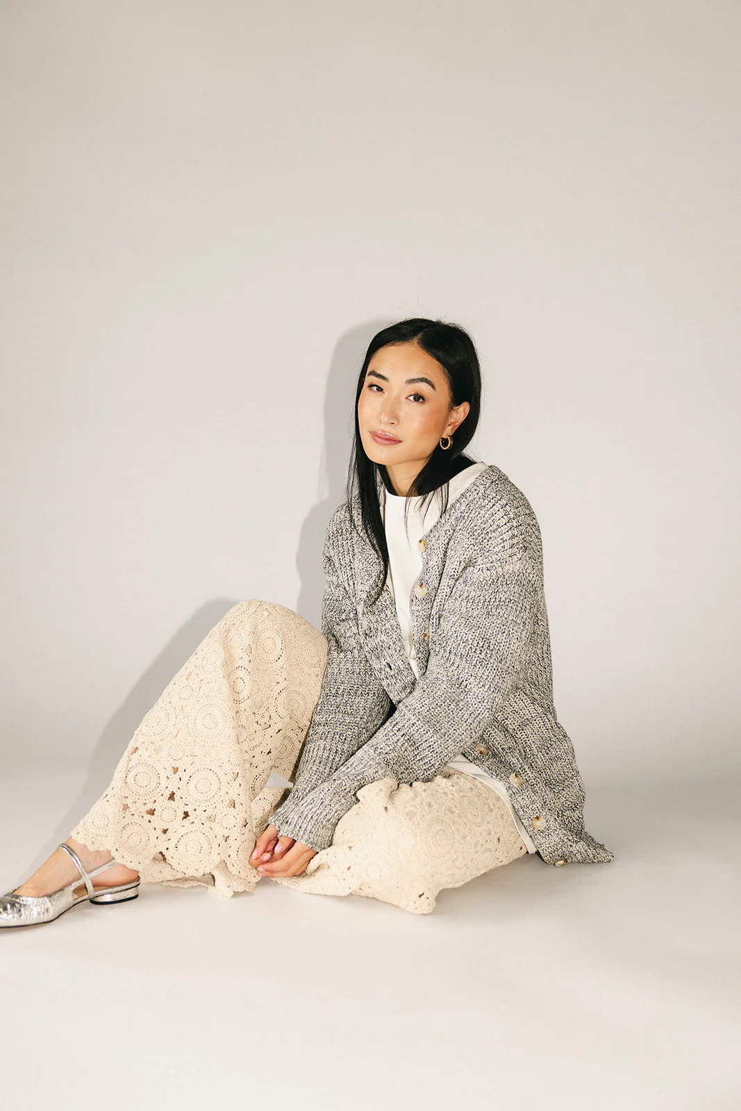 to the moon cardigan // grey *zoco exclusive* - Image 44