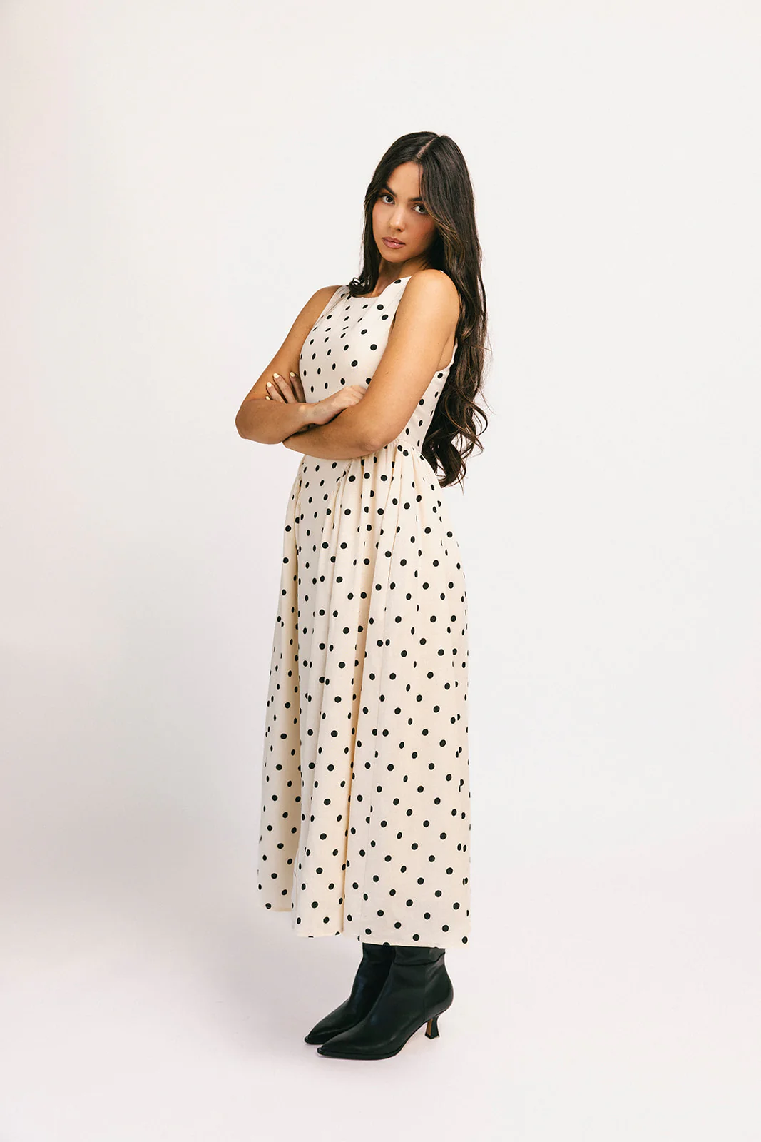 viv midi dress // polka dot *zoco exclusive* - Image 3