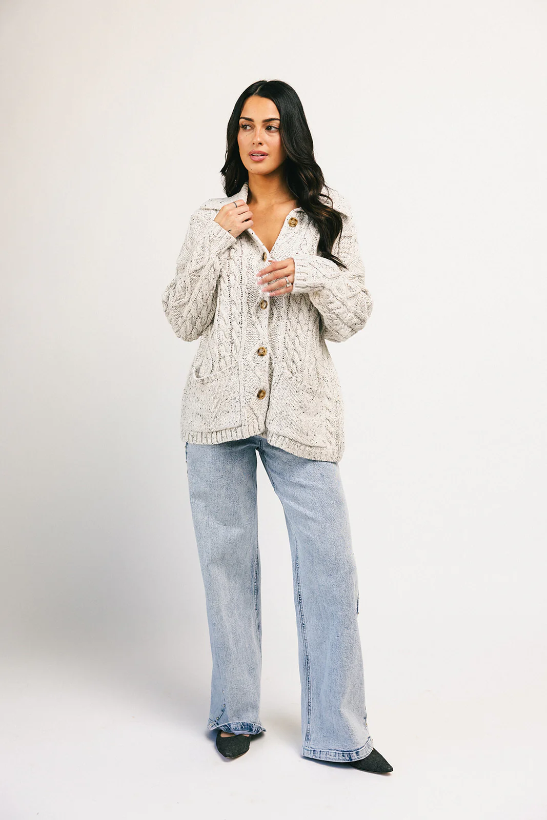 wallace button cardigan - Image 4