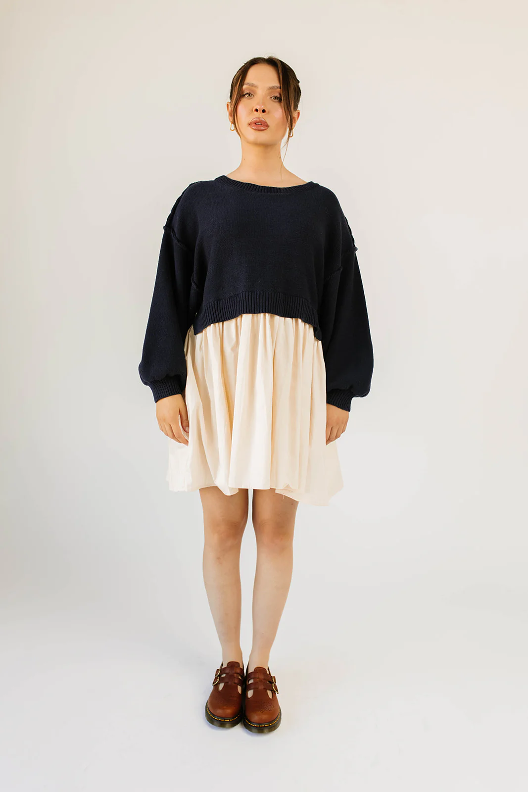 wells sweater dress // navy - Image 7