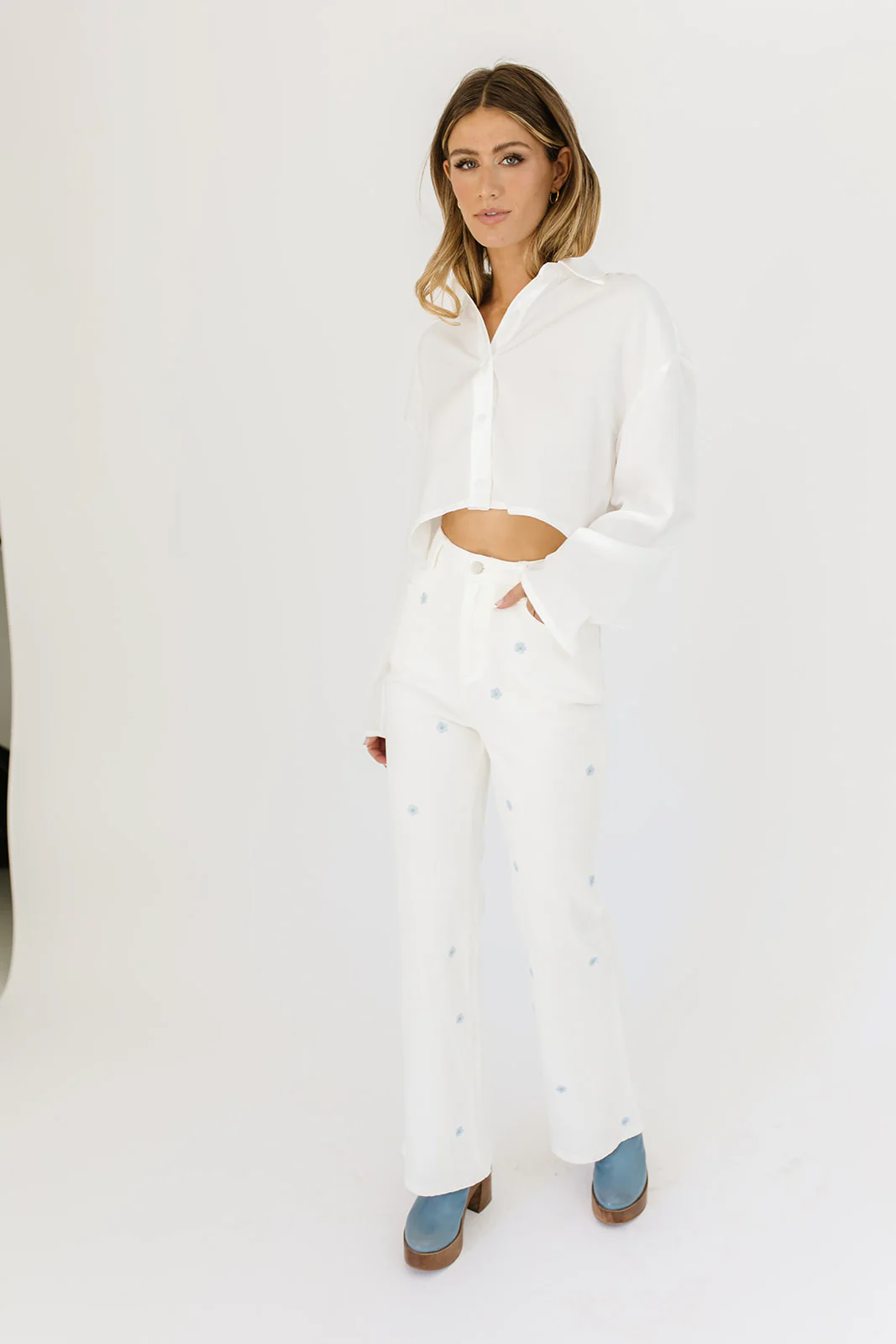 wide eyed flare denim - Image 9