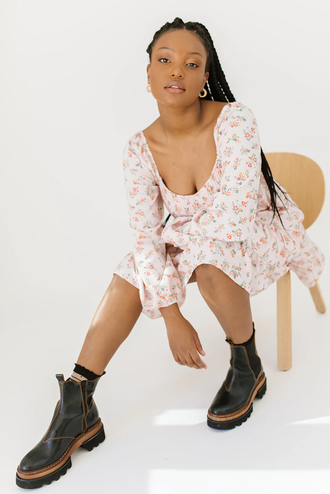 wishing floral dress // pink - Image 4