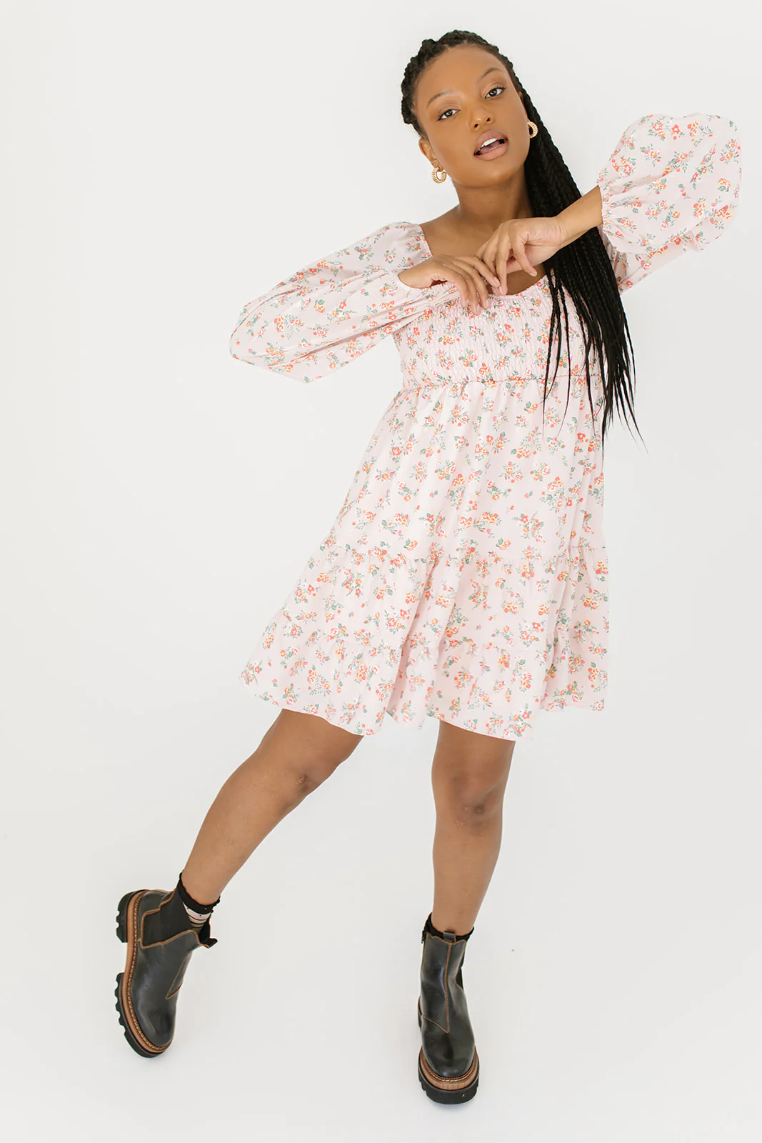 wishing floral dress // pink - Image 6
