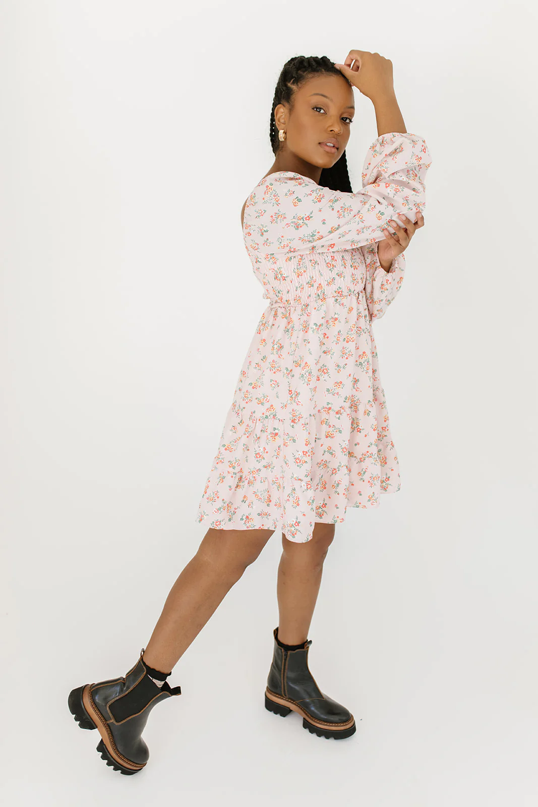wishing floral dress // pink - Image 7