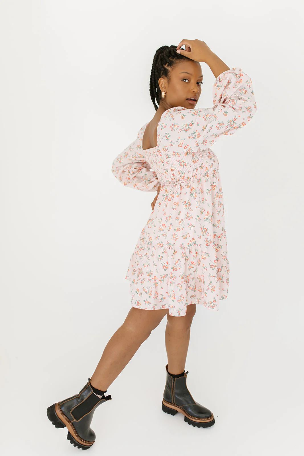 wishing floral dress // pink - Image 8