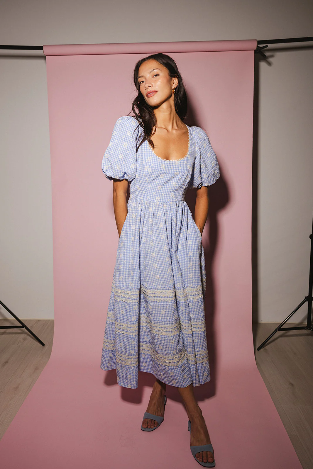 wren midi dress // blue *zoco exclusive* - Image 51