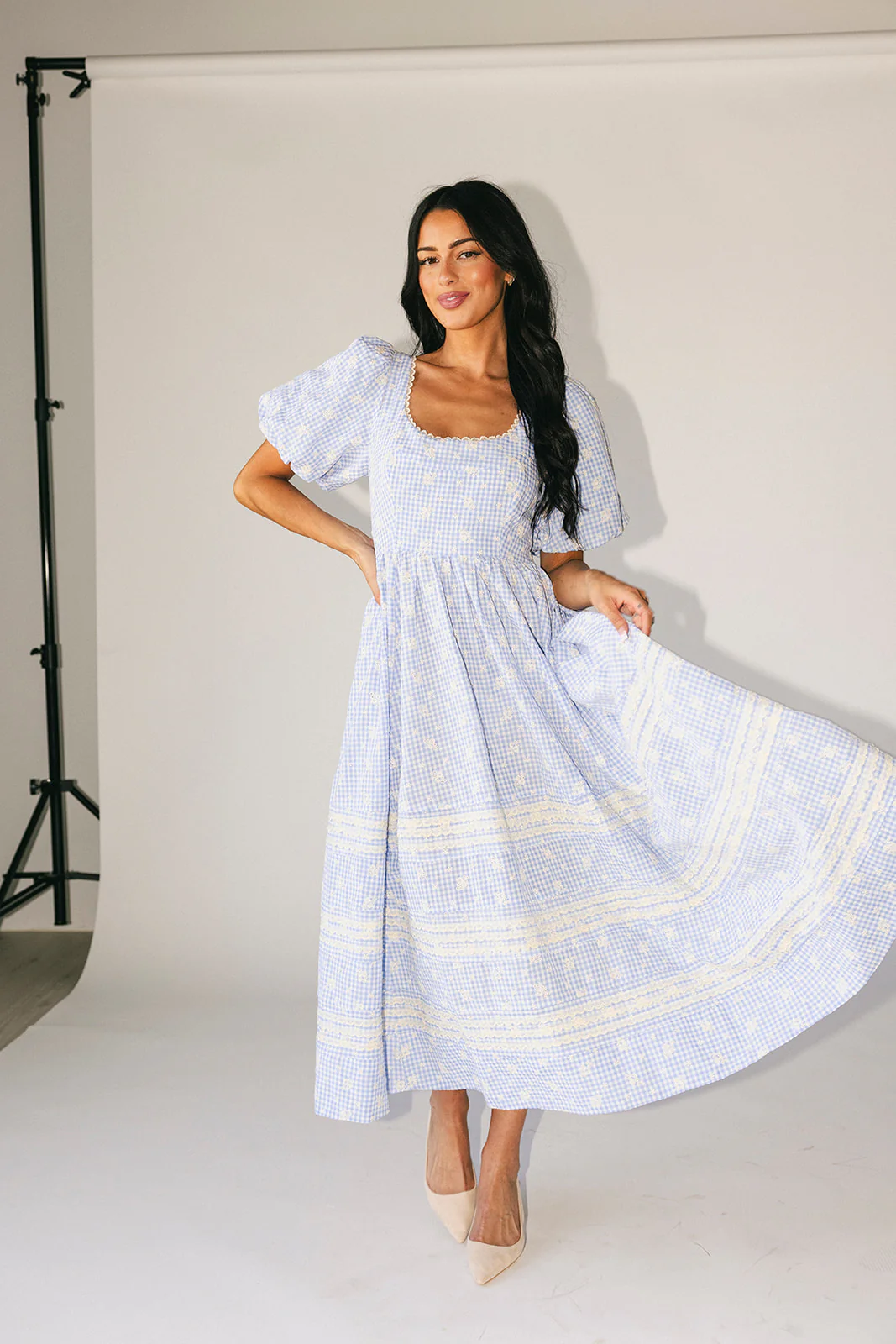 wren midi dress // blue *zoco exclusive* - Image 9